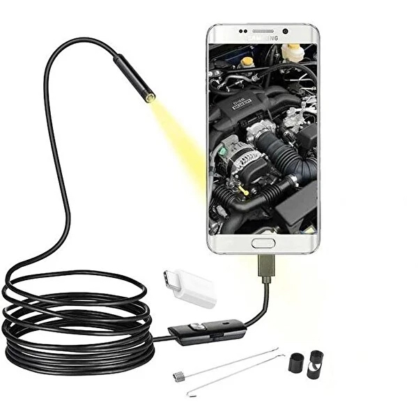 Su altı İphone ve type c uyumlu 10 metre yılan kamera