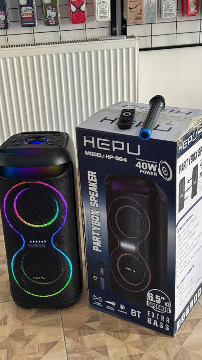 Hepu 954 ultra bass özellikli karaokeli kumandalı