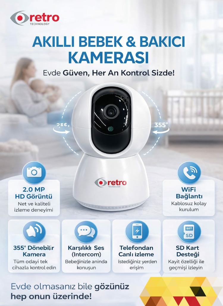 Retro Bebek Kamerası Retro RT-C6C