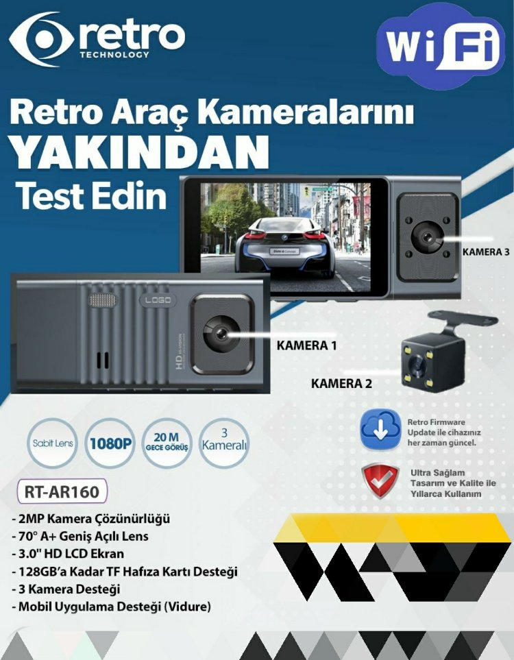 Retro RT-AR160 Araç Kamerası