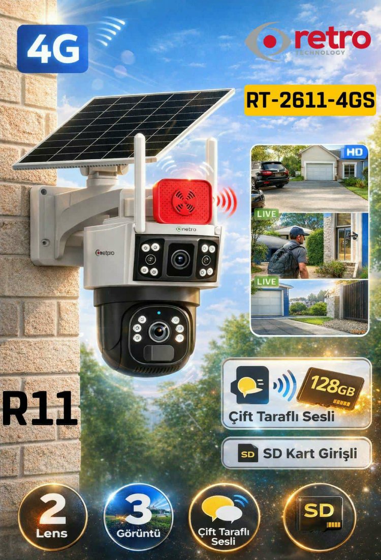 4G Smart Solar PT Kamera RT-2611-4GS