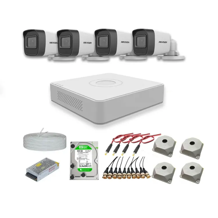 Hikvision 4 Kamera Set (2.8mm Geniş Açılı)