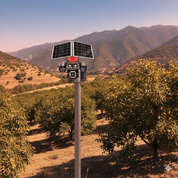 Retro 4G Solar eSim + AOV + Sim Kart 4 Kameralı Kamera RT-2413-4GS