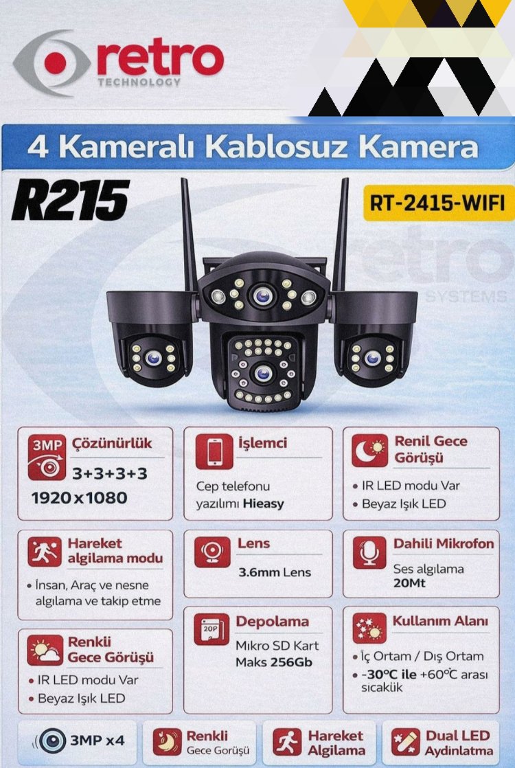 Retro RT-2415-Wifi Kamera
