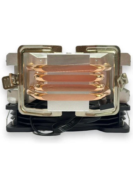 Strong M4-12XPRO 12CM Rainbow 4 Bakır Borulu 135W 4 Pin Intel/amd Kule Tipi Işlemci Cpu Fan
