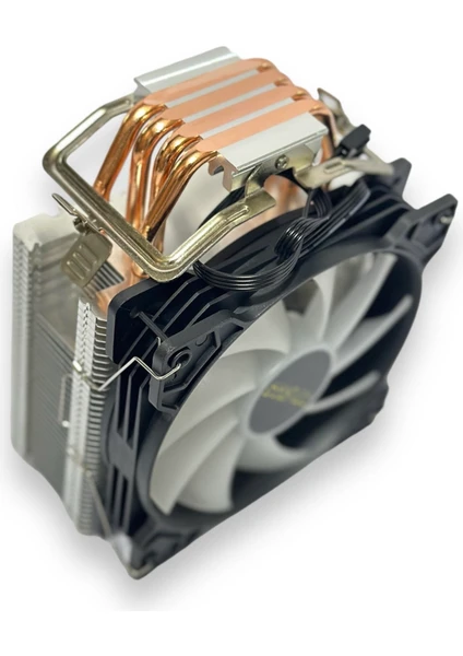 Strong M4-12XPRO 12CM Rainbow 4 Bakır Borulu 135W 4 Pin Intel/amd Kule Tipi Işlemci Cpu Fan
