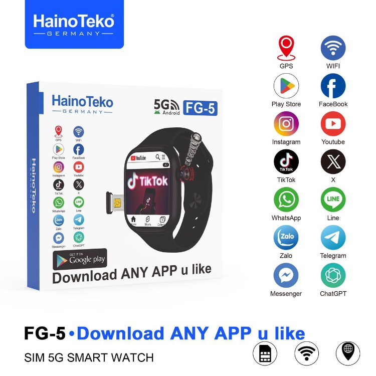 HAİNOTEKO SİM KARTLI AKILLI SAAT 5G BTK KAYITLI
