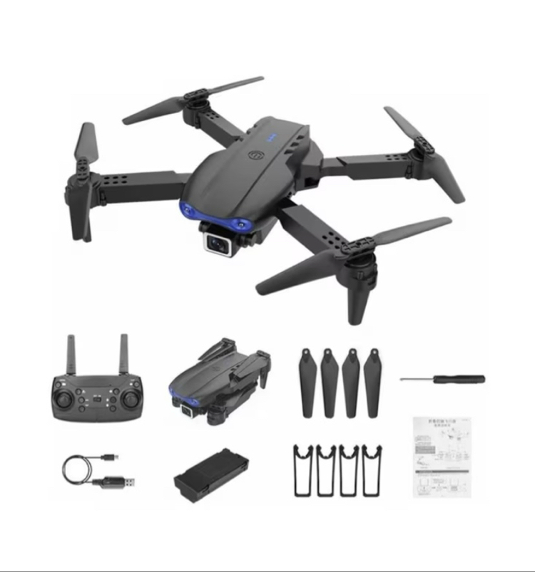 C5 Pro 4K HD Çift Kamera Drone, Katlanabilir, WiFi Bağlantılı, Akıllı Telefon Kontrollü