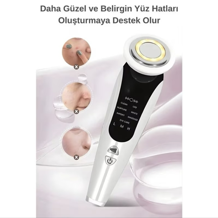 Cilt Bakım Cihazı 7’si 1 Arada Göz Altı Bakımı ve Siyah Nokta Temizleme Sıkılaştırma