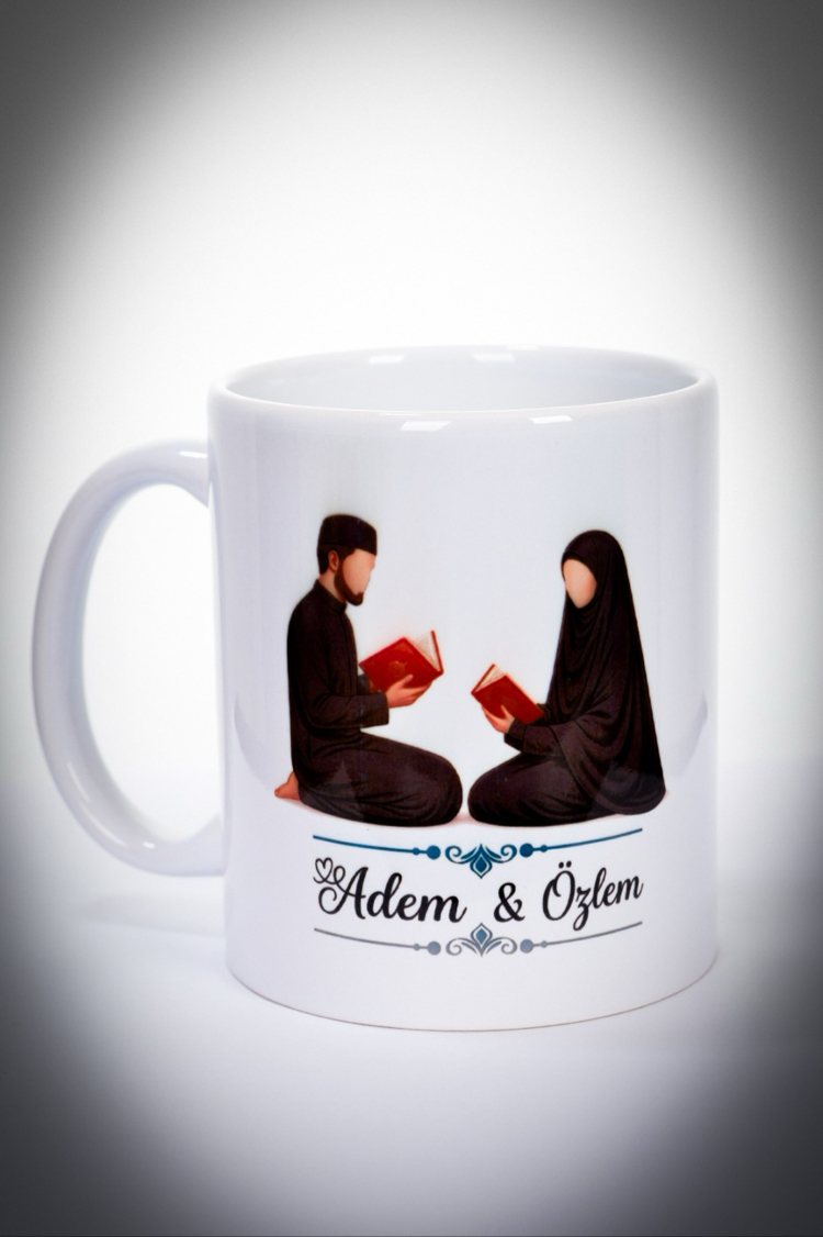 Adem & Özlem çiftlere özel kupa