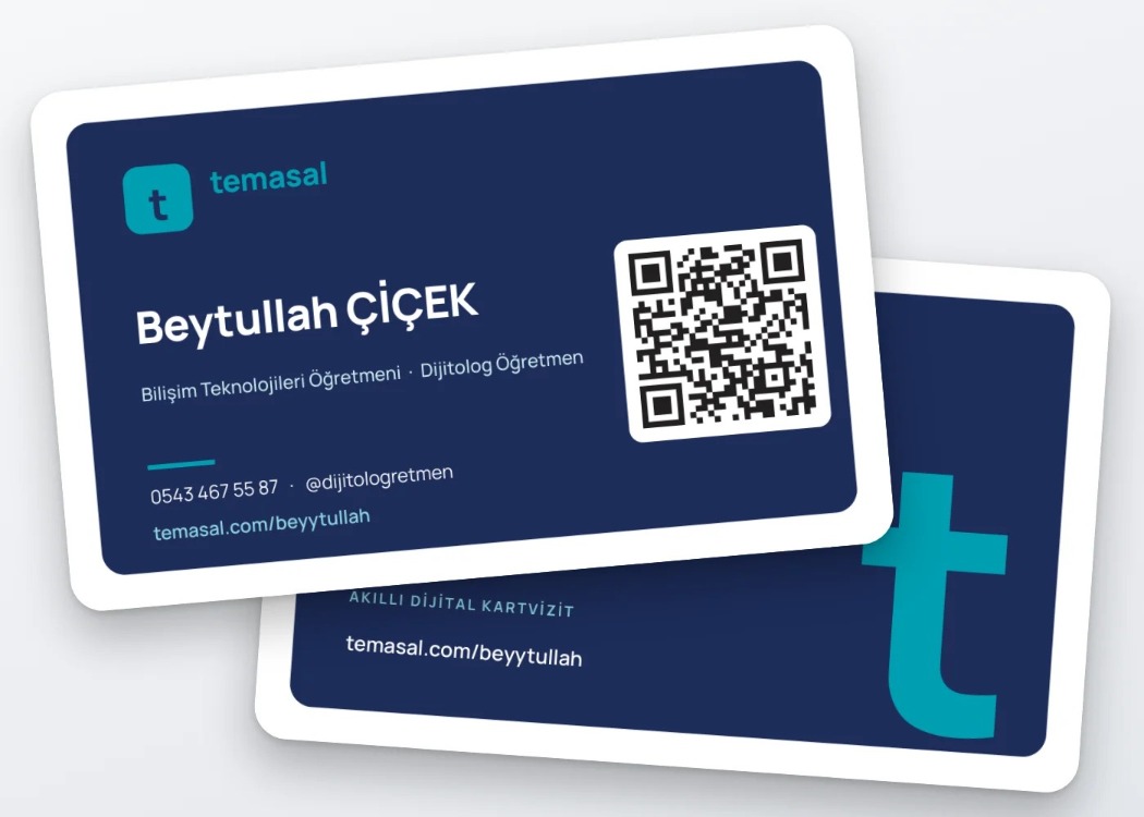 NFC Kartvizit — Lacivert