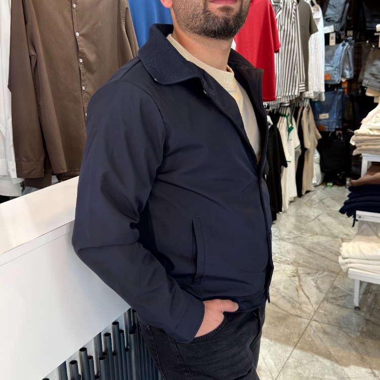 Premium Mevsimlik Düğmeli Ceket Lacivert