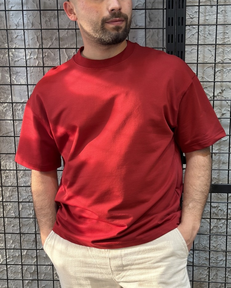 Oversize Kırmızı Tshirt