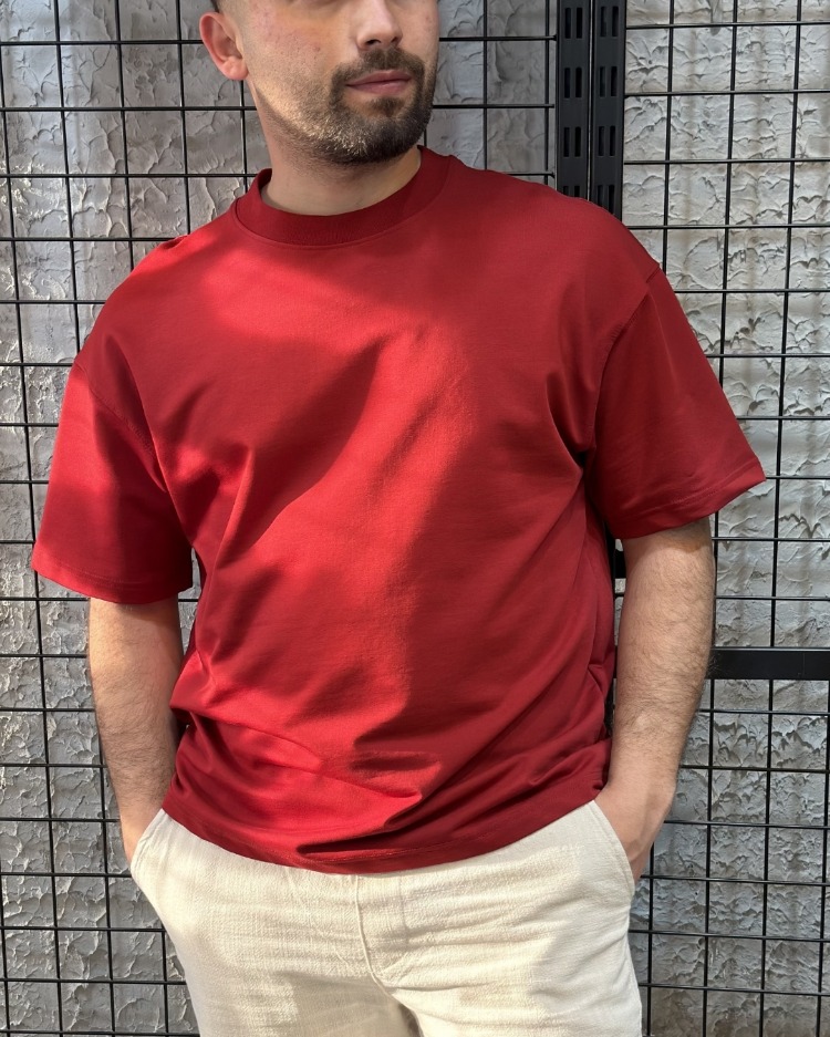 Oversize Kırmızı Tshirt