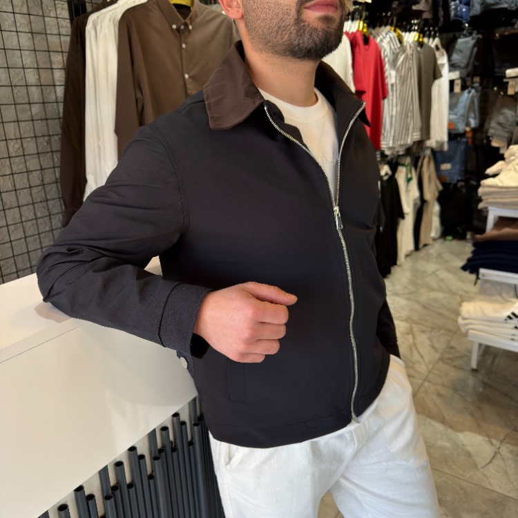 Premium Mevsimlik Ceket Yaka Detaylı 