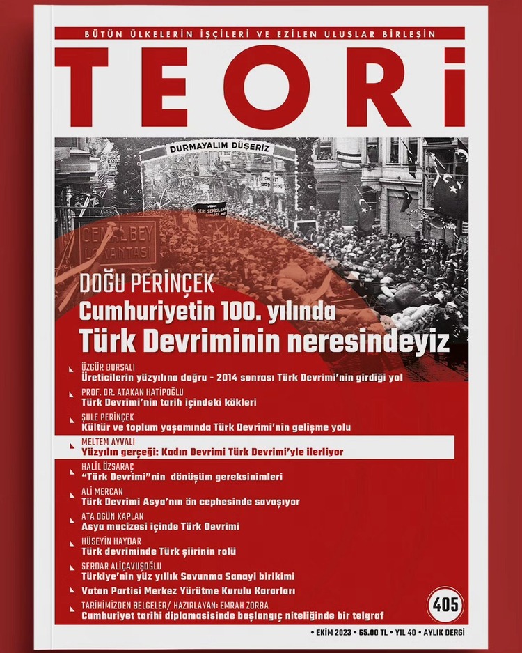 CUMHURİYETİN 100. YILINDA TÜRK DEVRİMİNİN NERESİNDEYİZ