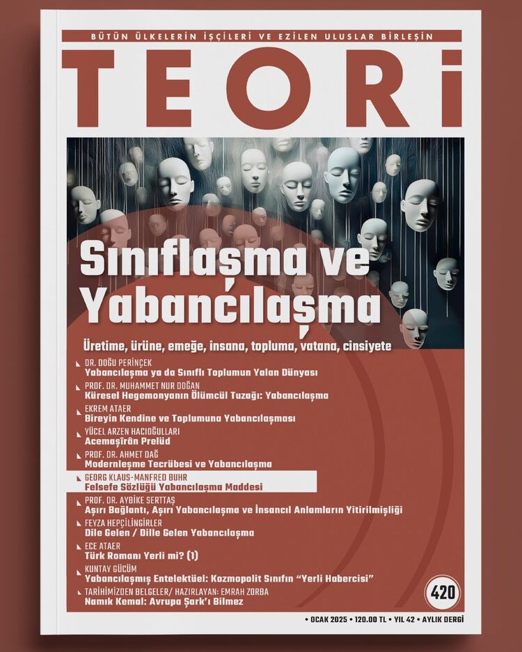 Sınıflaşma ve Yabancılaşma