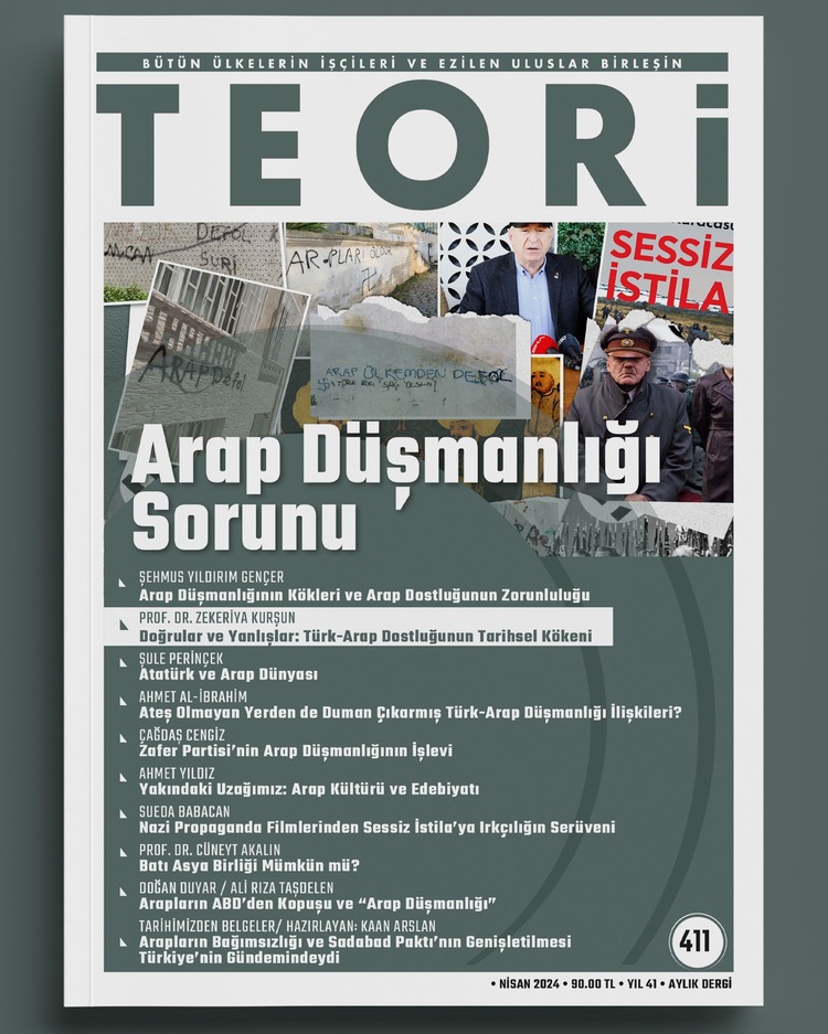 ARAP DÜŞMANLIĞI SORUNU