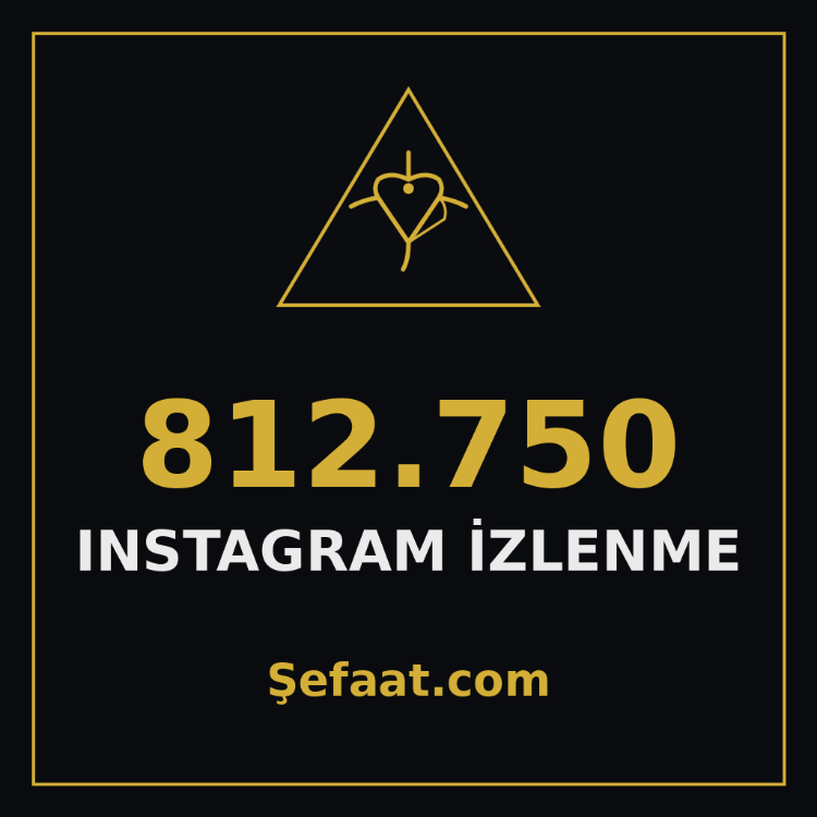 812.750 Instagram İzlenme