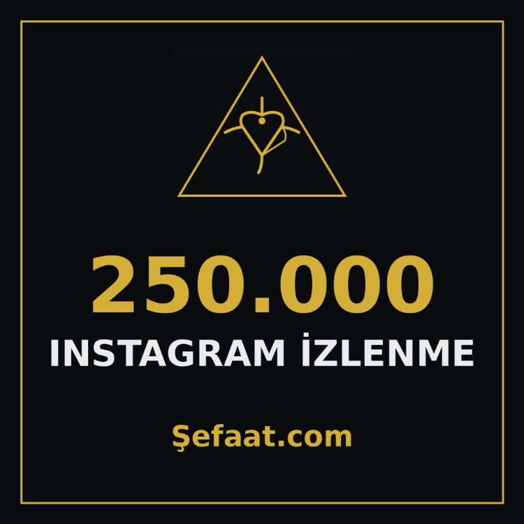250.000 Instagram İzlenme