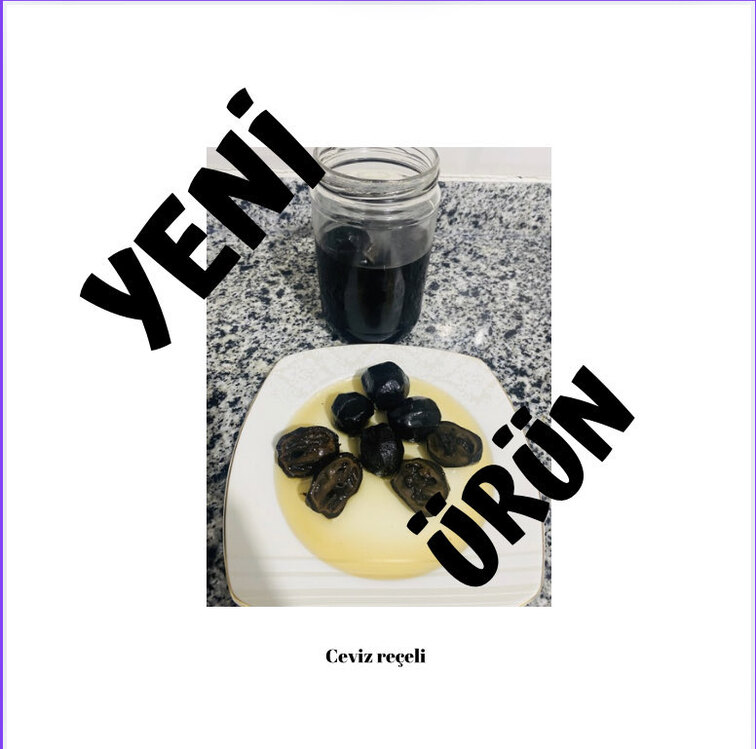 Ceviz reçeli 600 Cc kavanoz