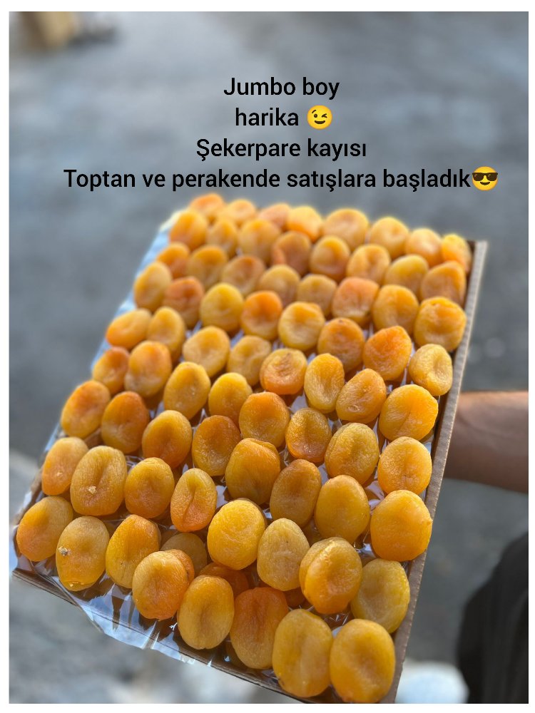 şekerpare jumbo kayısı