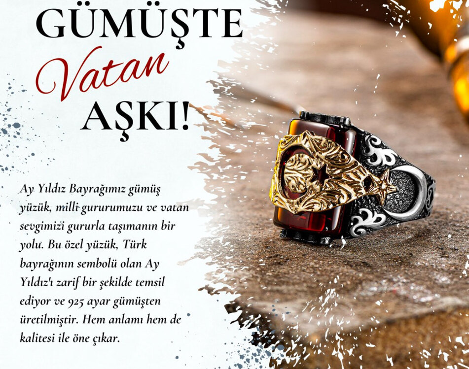 Gümüş yüzük 