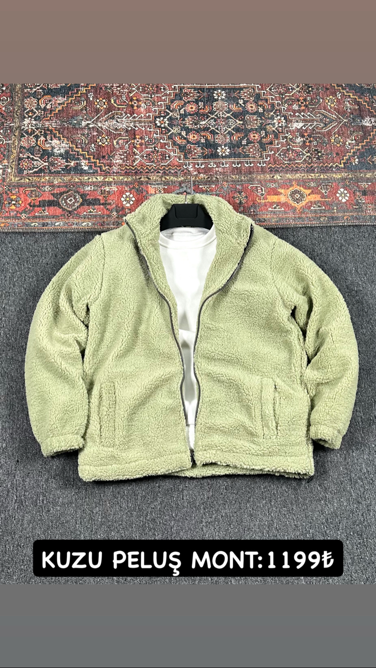 Kuzu Peluş Mont