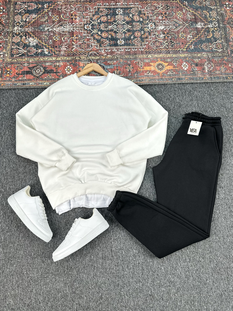 ÜÇ İPLİK SWEAT + ÜÇ İPLİK EŞOFMAN 