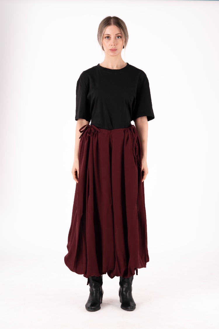 balon pantolon (bordo)