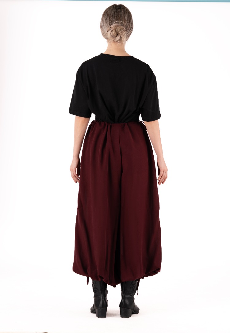 balon pantolon (bordo)
