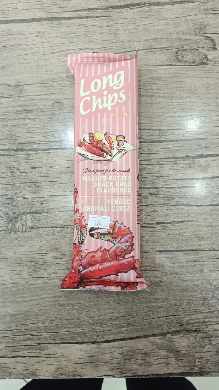 yengec aromalı cips