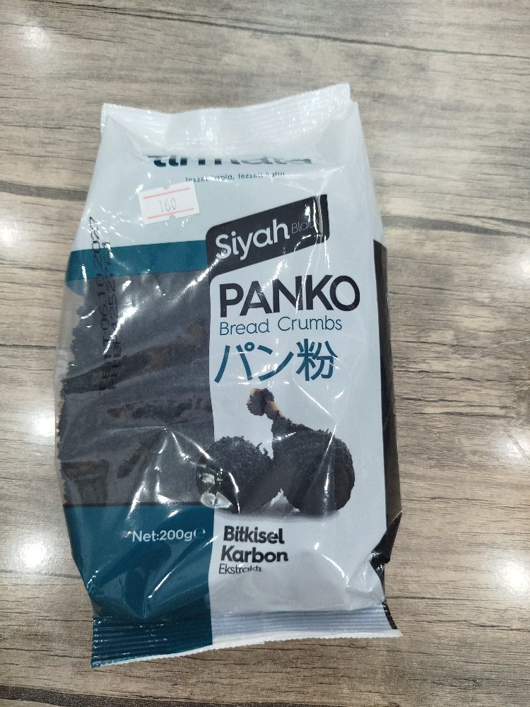 bitkisel karbon ekstratli panko
