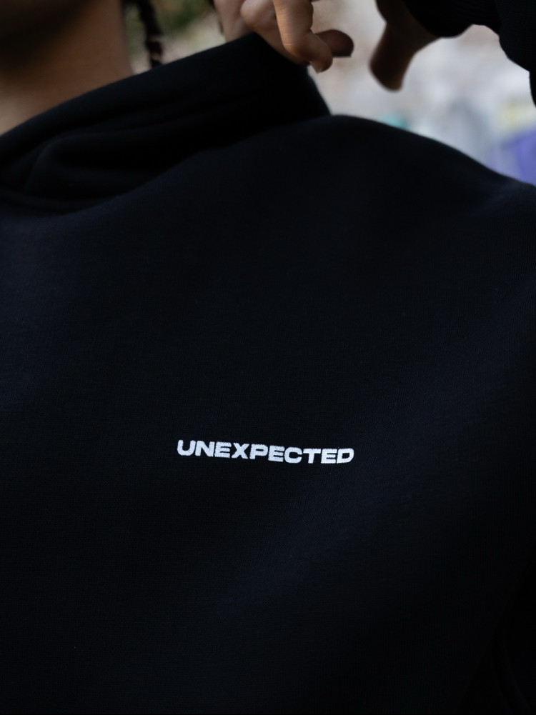 Unexpected | Black Oversize Hoodie