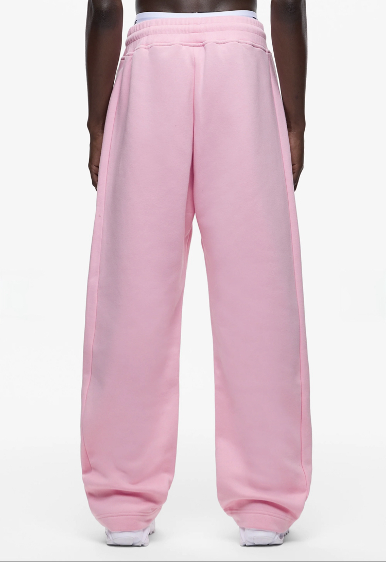 S.H Baggy Fit | Pink Open Leg Jogger