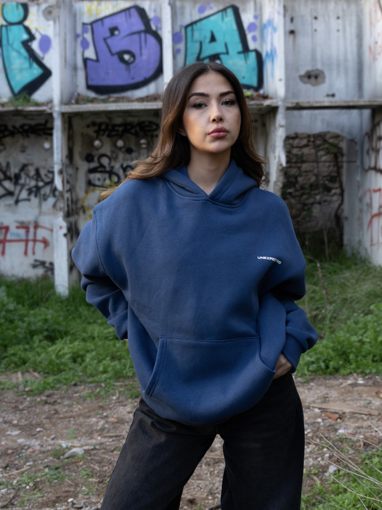 Unexpected | Navy Oversize Hoodie