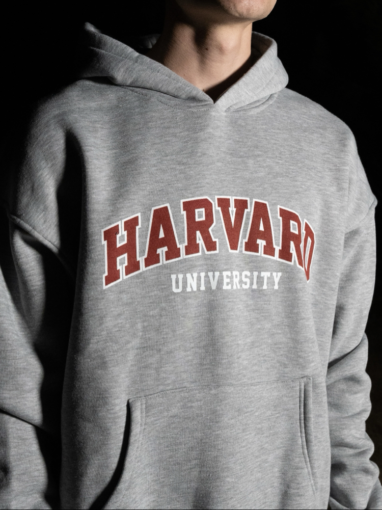 Harvard Oversize | Grey Hoodie