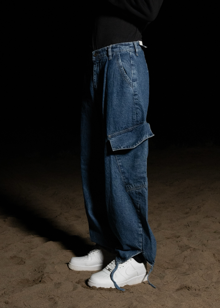 Urban Cargo | Denim Baggy Jean