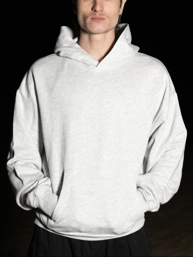 S.H Boxy Fit | Grey Oversize Hoodie