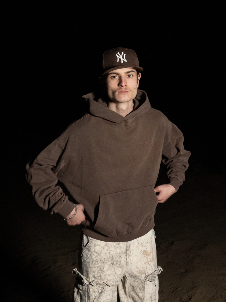 S.H Boxy Fit | Brown Oversize Hoodie