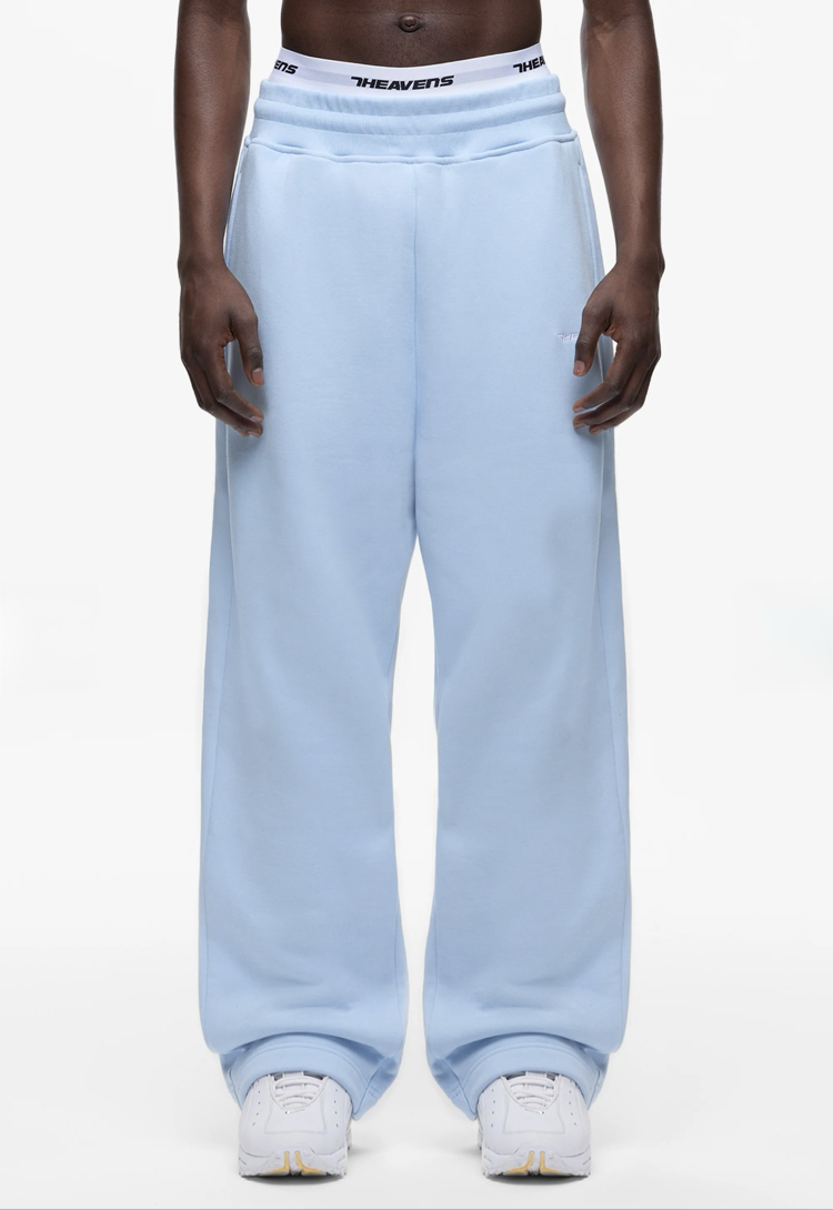 S.H Baggy Fit | Blue Open Leg Jogger
