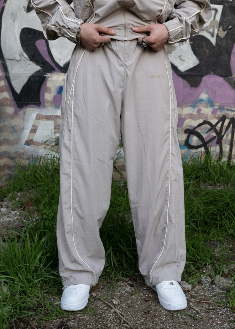Gst Grey | Baggy Parachute Jogger