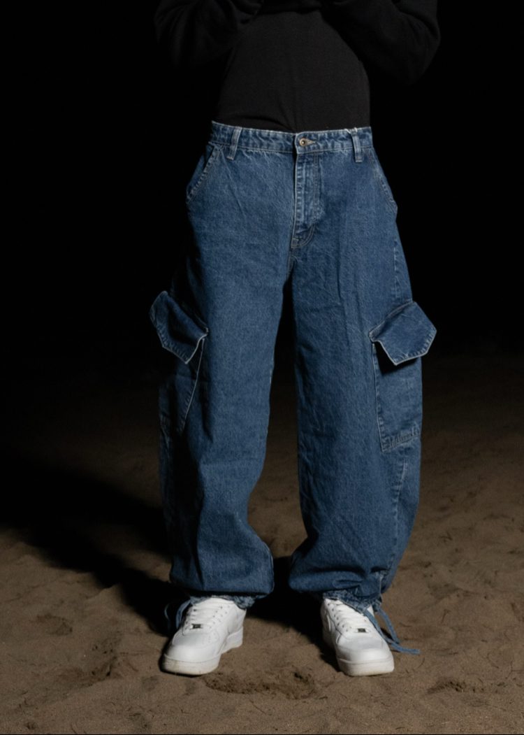 Urban Cargo | Denim Baggy Jean