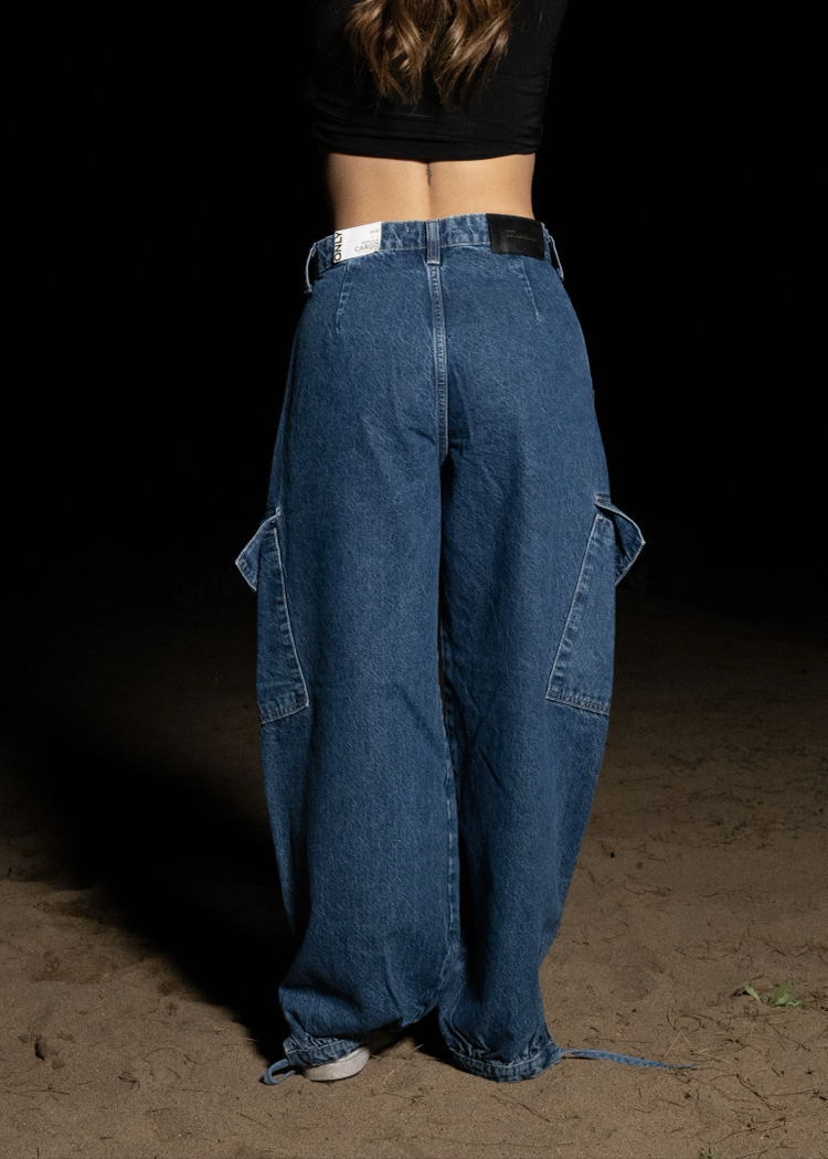 Urban Cargo | Denim Baggy Jean