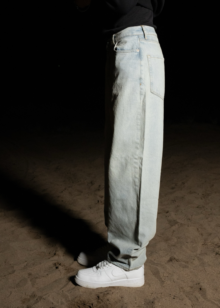 Ice Blue | Baggy Jean