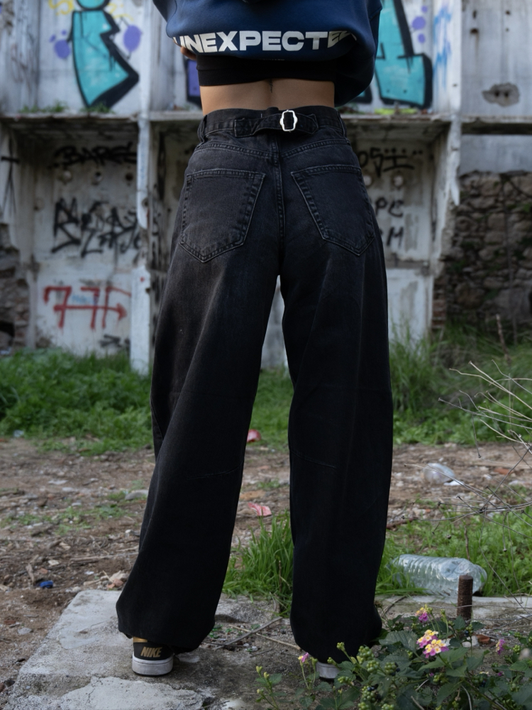 Urban Baggy | Washed Black Jean