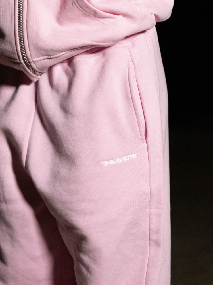 S.H Baggy Fit | Pink Open Leg Jogger