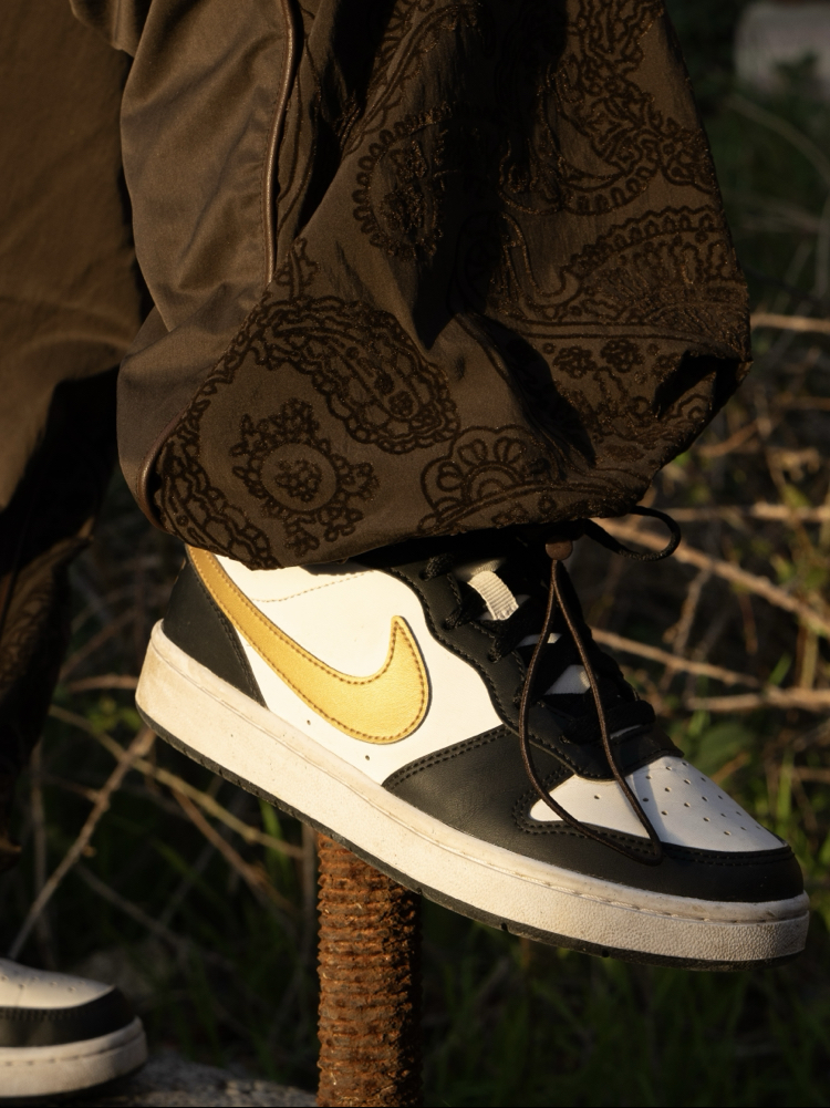 Gst Brown | Baggy Parachute Jogger