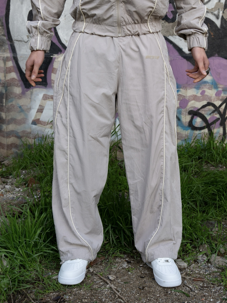 Gst Grey | Baggy Parachute Jogger