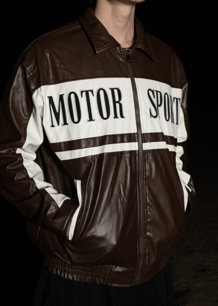 Motorsport Kahve | Deri Ceket